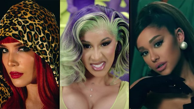 Halsey, Cardi B, Ariana Grande