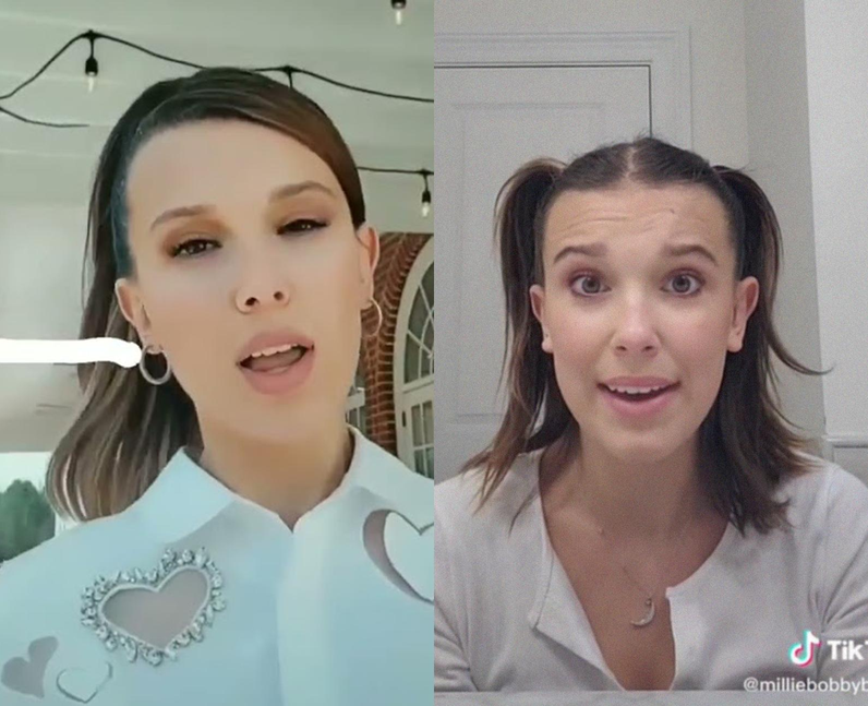 What is Millie Bobby Brown's TikTok username?