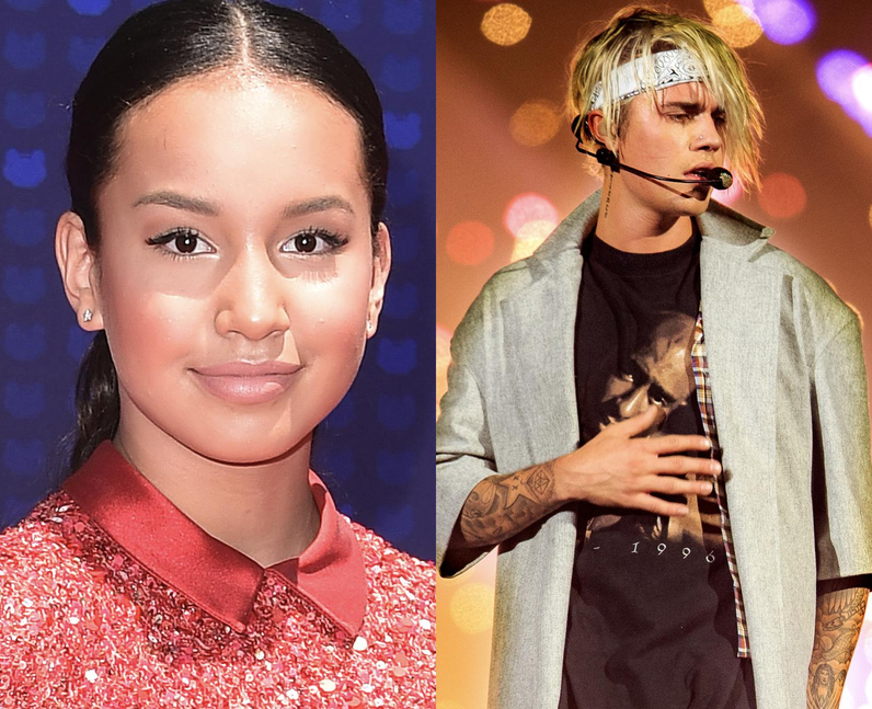 Sofia Wylie performed with Justin Bieber on his Pu