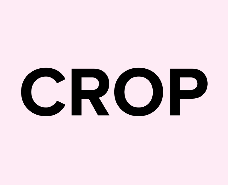What does Crop mean on TikTok?