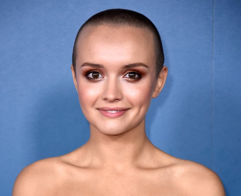 Did Olivia Cooke really shave her head?