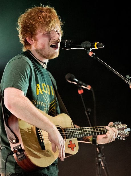 Ed Sheeran performs in London